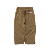 BSRABBIT LOGO HERRINGBONE SUPER WIDE VENTILATION PANTS BROWN